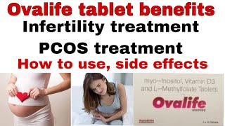 Ovalife  myoinositolvit D3Lmethylfolate infertilityPCOS  How to use  side effects [upl. by Yrreiht698]