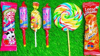 Satisfying video Asmr lollipops candy and chocolate gummy candy unboxing video Asmr [upl. by Grunenwald]