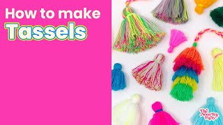 How to Make Tassels  How to Master Pom Poms amp Tassels Pt 3 [upl. by Hercule]