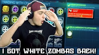 I GOT WHITE ZOMBAS BACK  SPOKE TO THE FAN WHO SCAMMED ME  Rocket League [upl. by Onitnelav]