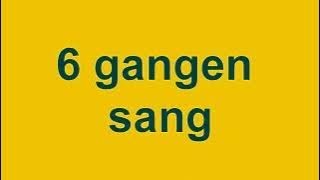 6 gangen sang  gangetabellen sanger [upl. by Winser]