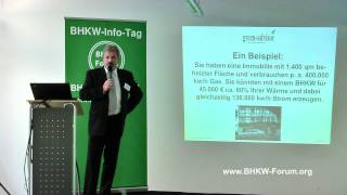 Wirtschaftliche Grundlagen beim Einsatz von BHKW als stromerzeugende Heizung 7 BHKWInfoTag 2011 [upl. by Navada]