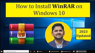 How to Install WinRAR on Windows 10  Complete Installation  Amit Thinks [upl. by Zenitram690]