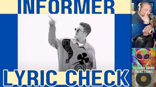 Snow Informer  LYRIC CHECK [upl. by Sheffie]