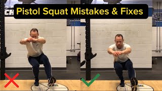 Pistol Squat 3 Common Mistakes amp Quick Fixes [upl. by Eanej]