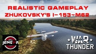 War Thunder Realistic Zhukovskys I153M62 [upl. by Jair838]