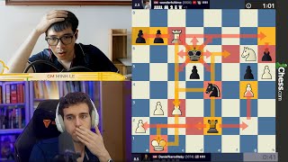 EndGame GENIUS GM Daniel Naroditsky vs GM Tuan Minh Le [upl. by Cired]