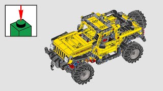 LEGO Technic 42122 Jeep Wrangler  building instructions [upl. by Ciri]