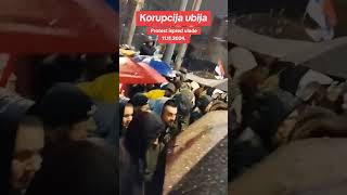 Korupcija ubija  protest u Beogradu [upl. by Ecal]