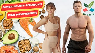 5 aliments naturels les plus riches en protéines  meilleurs sources de protéines  protéine naturel [upl. by Asiilanna130]