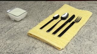 Secretos de cocina Cómo darle brillo a los cubiertos de plata [upl. by Nnyleahs]