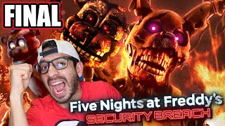 FINAL VERDADERO en Five Nights at Freddys Security Breach en Español  ENFRENTO A AFTON  Luky [upl. by Leibman536]