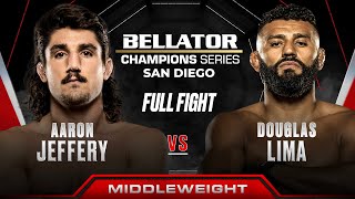 Aaron Jeffery vs Douglas Lima  Bellator San Diego [upl. by Adla]