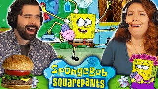 We Watched SPONGEBOB SEASON 3 EPISODE 9 AND 10 For the FIRST TIME KRUSTY KRAB TRAINING VIDEO [upl. by Susann]