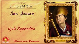 MMC SANTO DEL DIA 19 DE SEPTIEMBRE  SAN JENARO [upl. by Jarrett]