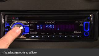 Kenwood Excelon KDCX696 CD Receiver Display and Controls Demo  Crutchfield Video [upl. by Naawaj]