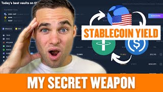 Best Stablecoin Yield Farming Strategy Earn 65 APY w this SECRET website [upl. by Woodman]