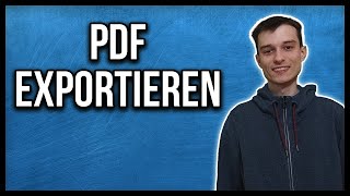 Photoshop PDF exportieren und zusammenfügen [upl. by Brebner]