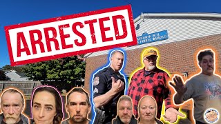 FIVE TOWN OFFICIALS ARRESTED COPS CALLED DURING INVESTIGATION FIRST AMENDMENT AUDIT PRESS NH NOW [upl. by Gualterio]