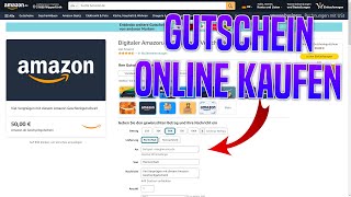 Amazon Gutschein online kaufen  Tutorial [upl. by Llecrup239]