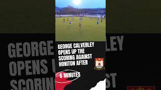 George Calverley opens the scoring vs Honiton Town [upl. by Alyled]