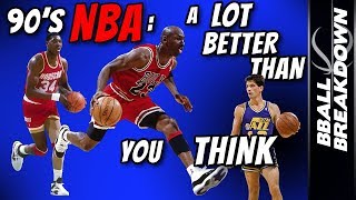 90s NBA A LOT Better Than You Think [upl. by Ainwat]