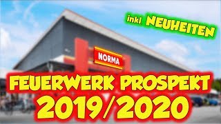 NORMA SILVESTER FEUERWERK PROSPEKT 2019  2020 🤩 NEUHEITEN😱  ProfessorPyro [upl. by Inverson281]