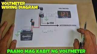 PAANO MAG INSTALL NG VOLTMETER SA NAPAKADALING PARAAN STEP BY STEP DIY SA BAHAY [upl. by Estren]