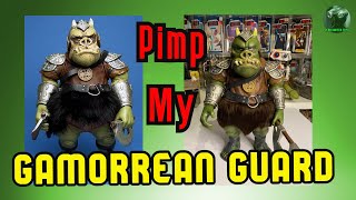 Star Wars Pimp My Gamorrean Guard Custom 16 Scale paint job Hasbro Action Figure [upl. by Shere]