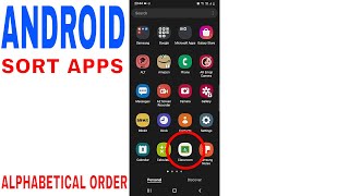 ✅ How To Sort Apps In Alphabetical Order On Android Devices 🔴 [upl. by Eta]