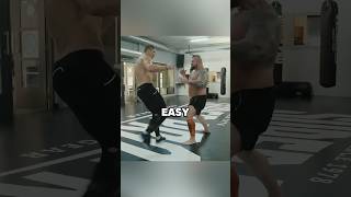 Eddie Hall Gets Kicked by Pro Kickboxer eddiehallwsm [upl. by Niro]