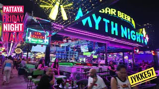 Pattaya Friday Night Walk Iltakierros Pattiksella [upl. by Ytisahc]