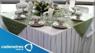 Originales manteles decorativos  Original decorative tablecloths [upl. by Smiley]