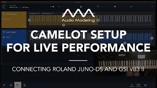 Camelot  using hardware and software instruments for live performance [upl. by Tanitansy918]