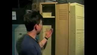 How to Fix and replace Penco locker Nylon Latch Clips also ASI Edsal and List lockers [upl. by Relly]