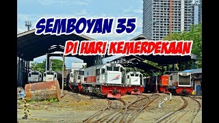 25 menit Semboyan 35 Lokomotif Terpanjang BB 203 BB302 BB303 CC201 Divre 1 [upl. by Iv]