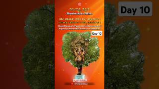 Day 10  ಶಮೀವೃಕ್ಷ ಶ್ಲೋಕ  Navratri Shlok 2024  Shamivruksha Mantra in Kannada  youtubeshorts [upl. by Bondon]