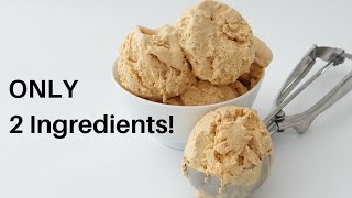 ONLY 2 Ingredients Caramel Ice Cream or Dulce de leche Ice Cream [upl. by Corty446]