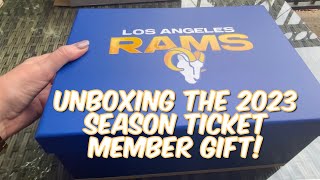 Unboxing the 2023 LA Rams Season Ticket Member Gift rams larams [upl. by Freddie71]