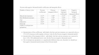 Count Data Models Example [upl. by Eidnar]