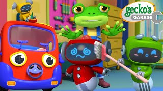 Baby Truck Sleepover Chaos  Geckos Garage  Trucks For Children  Cartoons For Kids [upl. by Dranal]