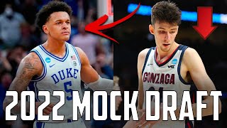 2022 NBA Mock Draft After March Madness Edition [upl. by Seppala136]