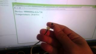 DS18B20  iButton  DHT11  ESP8266  DeviceHive [upl. by Lauhsoj]