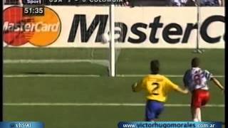 Estados Unidos 2 Colombia 1 Relato Jose Gabriel Mundial 1994 Los goles [upl. by Jenness566]