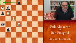 5 Minutes with GM Ben Finegold Aleskerov vs Finegold Pro Chess League 2017 [upl. by Lankton]