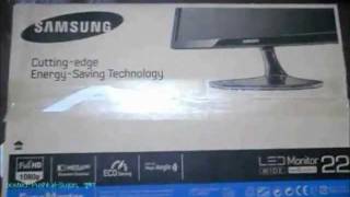 SAMSUNG LED MONITOR S22A300B Unboxing Bangla Language From Bangladesh [upl. by Kissner355]