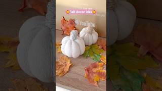 Fall decor idea🎃🤍 [upl. by Llehsim]