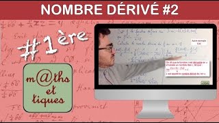 Calculer le nombre dérivé 2  Première [upl. by Aritak]