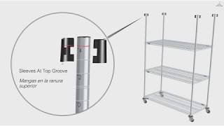 Metro Professional’s Choice  Mobile Wire Shelving [upl. by Akiehs]