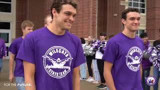 Angleton Swimmers Depart For State [upl. by Ssecnirp966]